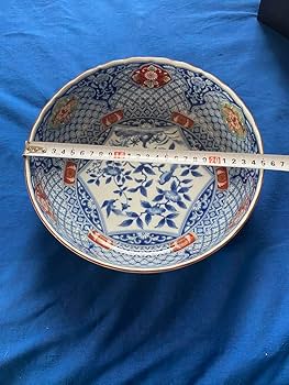 庫山窯　前畑陶器　染錦花鳥　三ッ組鉢　大25cm・中19cm・小16cm　未使用 庫山窯 前畑陶器 染錦花鳥 三ッ組鉢 大25cm・中19cm・小16cm 未